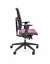 Otočná kancelárska stolička Raya fialová s opierkami rúk