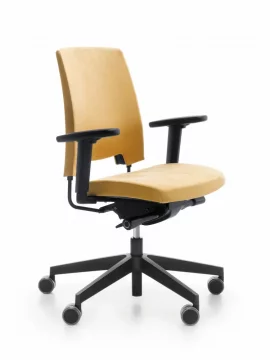 ARCA 21SL otočná kancelárska stolička s opierkami rúk-čierna podstava-3