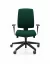 Raya otočná kancelárska stolička s podrúčkami-zelená