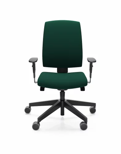 Raya otočná kancelárska stolička s podrúčkami-zelená