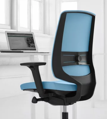 Kancelárska otočná stolička-lightup-bedrová opierka chrbta-2